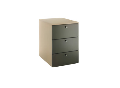 Moderna cómoda marrón grisácea para muebles de oficina elegantes