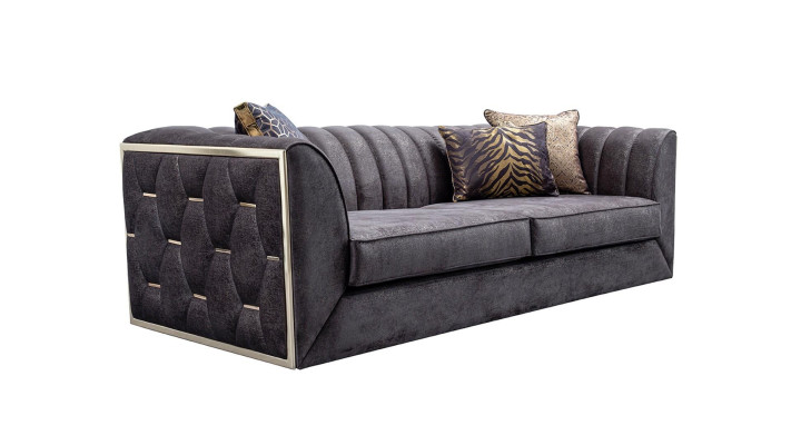 Juego de sofás paisajísticos móviles de salón sofá en esquina sillón 5 piezas