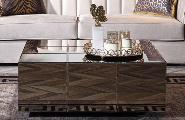 Juego de sofás paisajísticos móviles de salón sofá en esquina sillón 5 piezas