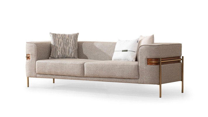 Sofá moderno de tres plazas diseño tejido