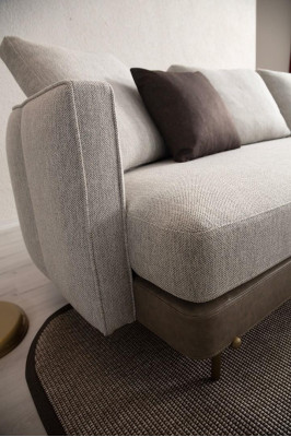 Sofá de 4 plazas Diseño Sofás Tapizados Asiento Diseño Sofá Moderno Tela Muebles Nuevos