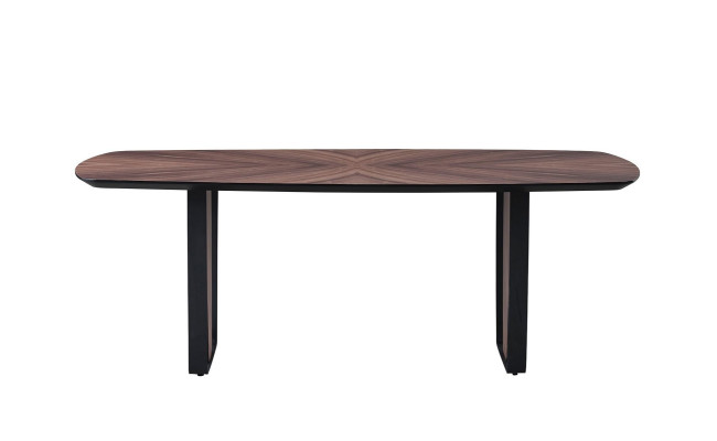 Mesa de comedor de lujo mesa de cocina mesa de comedor madera negra