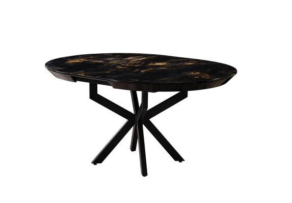 Mesa de comedor redonda de diseño en madera