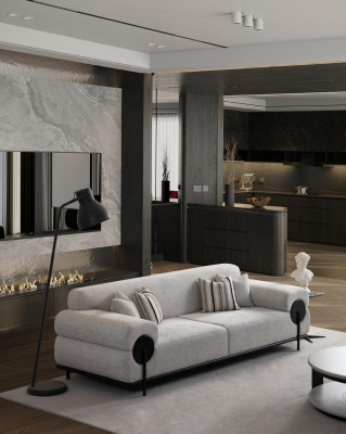 Juego de sofás 3 plazas Diseño Sofá Sillones Moderno Lujo Nuevo