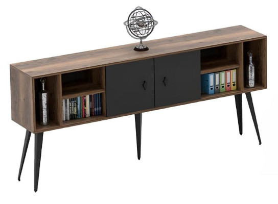 Mueble de oficina armario cajonera armadietto da lavoro marrón negro