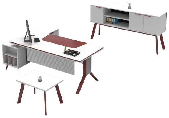 Mesa de café Mesa lateral Mesa de madera Muebles de madera Oficina 70x50
