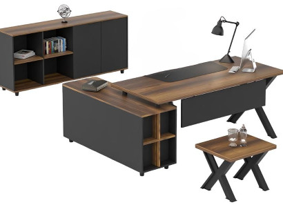 Armario de oficina con cajonera y aparador