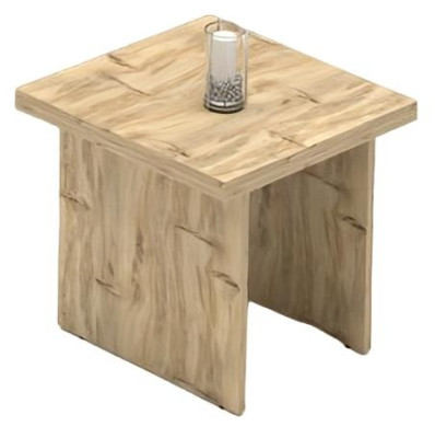 Mesa cuadrada beige mesa de salón mesa de madera oficina