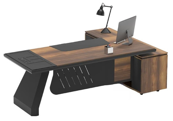 Mesa de trabajo Set de muebles de oficina 3 piezas
