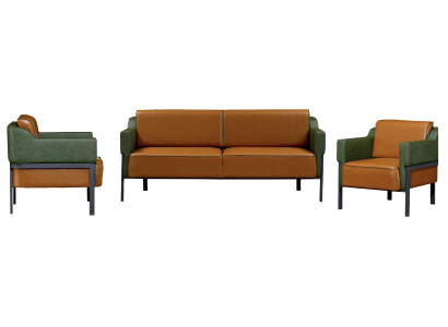 Conjunto de sofás 3+1+1 plazas para salón sofá tapizado sofás de lujo moderno