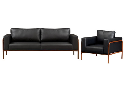 Conjunto de sala 3+1 plazas 2 piezas muebles de lujo sofá