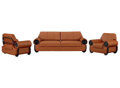 Conjunto de sofás 3+1+1 para salón excelencia estética elegancia tapizado lux