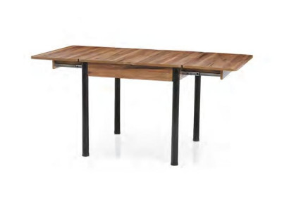 Conjunto de comedor mesa cuadrada de madera extensible sillas a cuadros