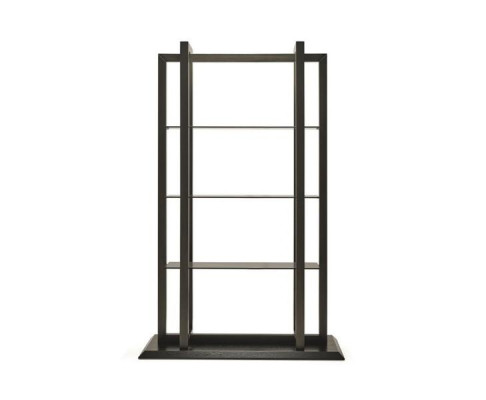 Estante de madera marrón elegante