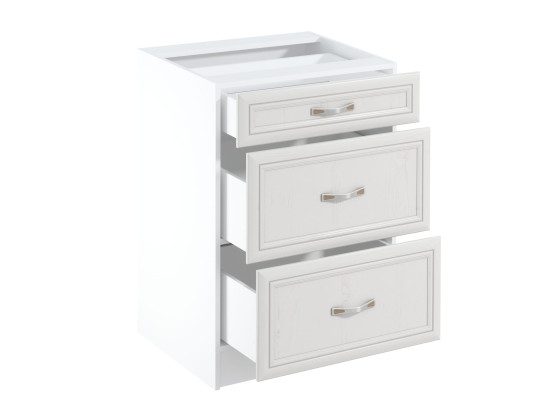 Mesa de cocina móvil con cajones