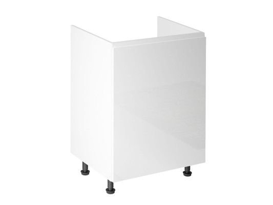 Armario móvil debajo del fregadero, armario de cocina blanco