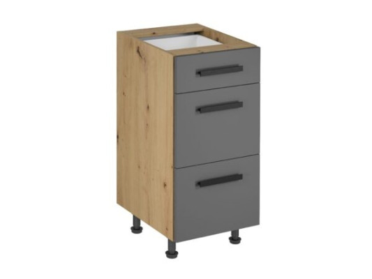 Armario extensible con cajones, mueble de cocina