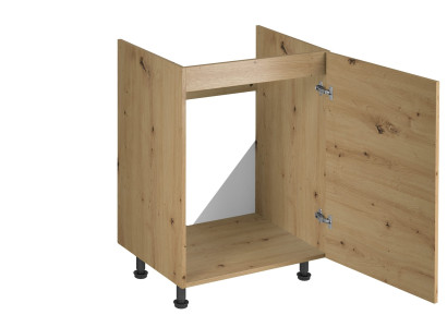 Armario móvil debajo del fregadero de la cocina