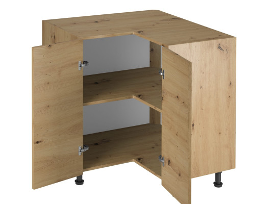 Armario de cocina en esquina