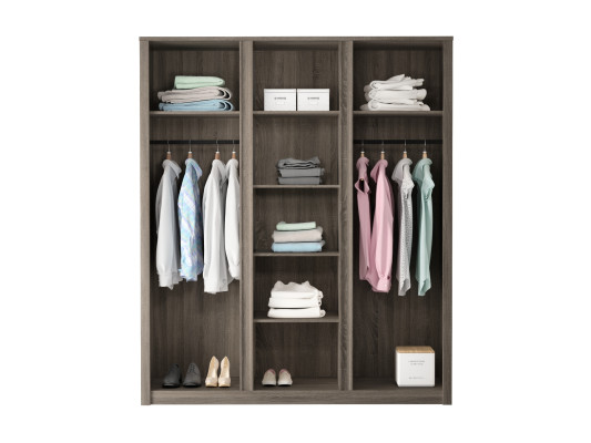 Armario de dormitorio, multifuncional, de material de madera