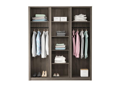 Armario de dormitorio, multifuncional, de material de madera