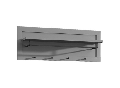 Perchero de pared con barra