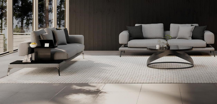 Sofá moderno y elegante para la sala