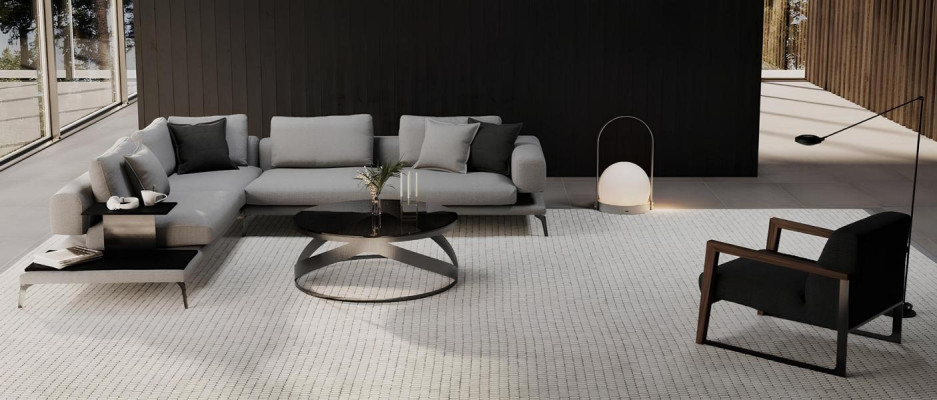 Sofá esquinero con sillón Comfort y funcionalidad - en detalles