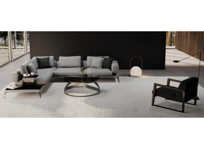 Sofá esquinero con sillón Comfort y funcionalidad - en detalles