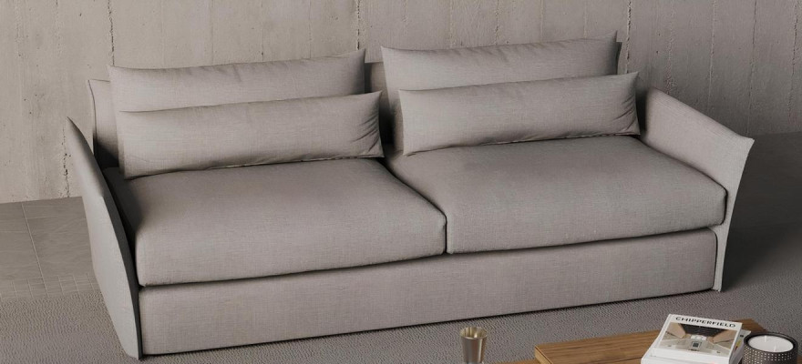 Sofá moderno y suave para la sala