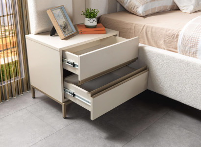 Elegante mesita de noche - práctica y estilosa para tu habitación