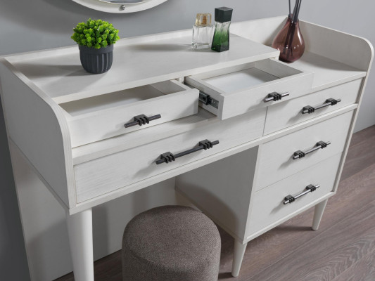 Moderna cómoda de madera con espejo para dormitorio