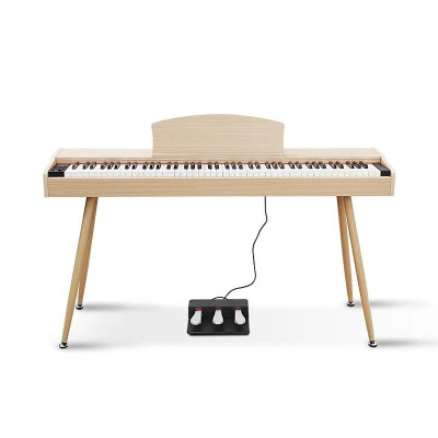 Piano digital para el hogar 135 cm marrón claro