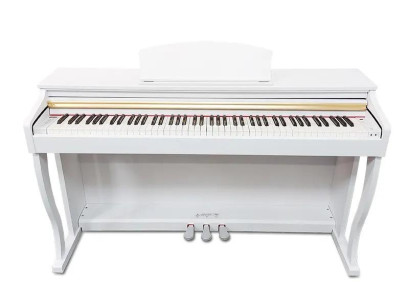 Piano digital blanco brillante para el hogar