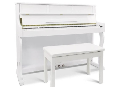 Este piano digital blanco ofrece creatividad y estilo incomparables