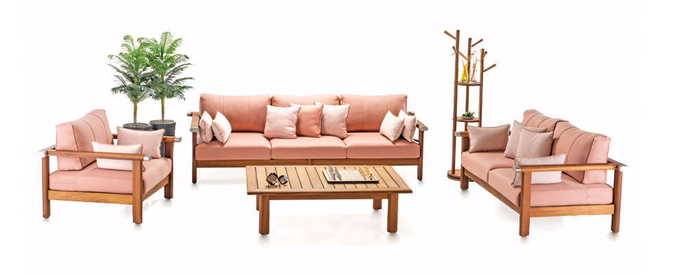 Conjunto de muebles para el jardín Estética y comodidad en cada rincón del jardín