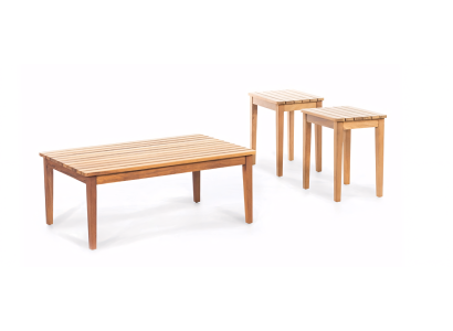 Mesa baja moderna con estilo elegante para terraza