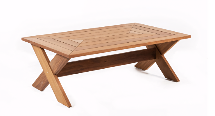 Mesa baja de estilo simple, máxima comodidad