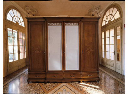 Conjunto de armario de madera para dormitorio de madera maciza muebles italianos armarios