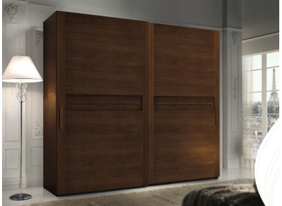 Armarios Armario de lujo Diseño de puerta corredera de madera Guardarropa moderno