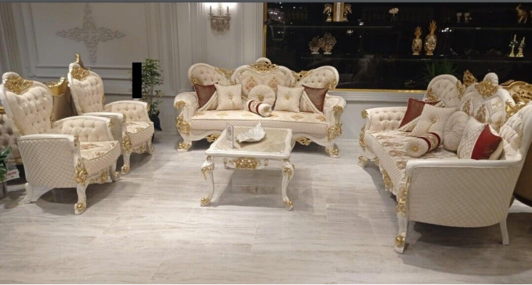 Sofá set de 5 piezas 3+3+1+1 Sofá Mesa de centro Sofá Sofás Sillón Asiento Conjunto