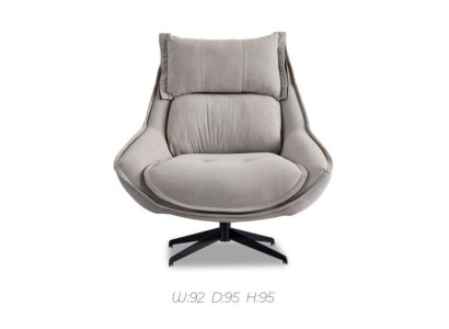 Silla giratoria de lujo, butaca Loft, diseño de muebles, sillón individual, sofá, sofá.