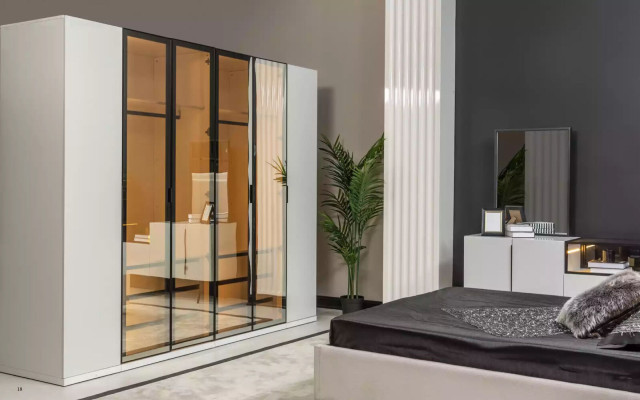 Armario Ropa Mueble Armario Estilo Italiano Lujo Dormitorio Armarios