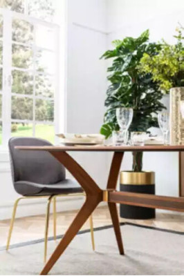 Mesa de comedor muebles de diseño Mesa de comedor Lujo Estilo italiano Mesa de madera Mesas