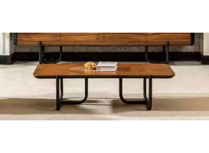 Mesa de centro de diseño de sala de estar Mesa de madera marrón Mesas de café Muebles de salón