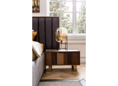 Mesitas de noche rectangulares de madera Mesa de noche Mesita auxiliar de dormitorio