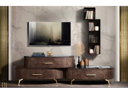rtv tv Mueble Mesa Sala de estar Cómoda Bajo de madera moderno Muebles