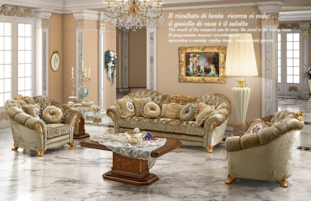 Muebles Sillas Diseño art déco Sillón Textil Sala de estar Salón de lujo Diseño nuevo
