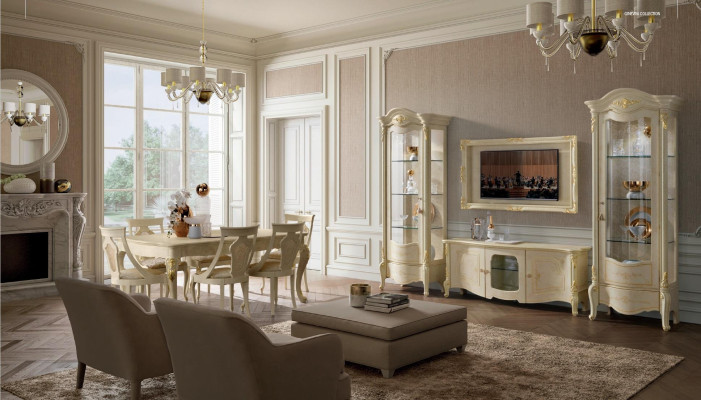 Vitrina de cristal armario Vitrinas Sala de estar muebles italianos NUEVOS