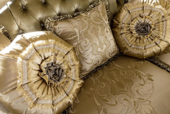 Muebles Sillas New Art Decó Diseño Sillón Textil Sala de estar Salón Diseño de lujo